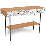 Консоль с принтом на ящиках Elise Console Table варинант исполнения - 10 | Loft Concept в Саратове