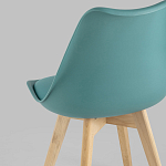 Стул с основой из пластика и мягким сиденьем Arvika Azure варинант исполнения - 6 | Loft Concept в Саратове