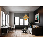 Люстра с каскадом из разноцветных круглых подвесов Key Lustar варинант исполнения - 2 | Loft Concept в Саратове