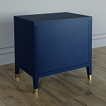 Тумба прикроватная с двумя ящиками Elsa Dreams Blue варинант исполнения - 4 | Loft Concept в Саратове