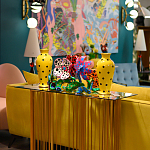 Декоративная статуэтка Yayoi Kusama Flowers that Bloom at Midnight Pink варинант исполнения - 5 | Loft Concept в Саратове