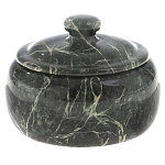 Сахарница из натурального камня Змеевик Stone Sugar Bowls варинант исполнения - 7 | Loft Concept в Саратове