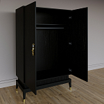 Платяной шкаф Elsa Dreams Black с 2-мя фасадами варинант исполнения - 1 | Loft Concept в Саратове