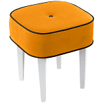 Квадратный мягкий пуф на белых ножках Winton Pouf Square варинант исполнения - 23 | Loft Concept в Саратове