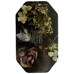 Шкатулка из эпоксидной смолы с цветами черная Epoxy Resin Box Black варинант исполнения - 1 | Loft Concept в Саратове