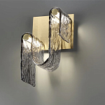 Бра волнистой формы из фактурного стекла Wave варинант исполнения - 3 | Loft Concept в Саратове