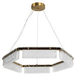 Светодиодная люстра с рельефным стеклом ICE GLASS 70 варинант исполнения - 2 | Loft Concept в Саратове