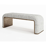 Банкетка Forli с элегантными латунными вставками  варинант исполнения - 1 | Loft Concept в Саратове