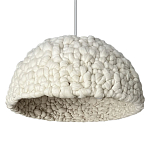 Вязаный подвесной светильник из шерсти Dome Wool Lamp  варинант исполнения - 6 | Loft Concept в Саратове
