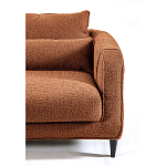 Диван в гостиную Portree Sofa Терракотовый букле варинант исполнения - 5 | Loft Concept в Саратове