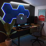 Гипсовая 3D панель с принтографией PM-52 варинант исполнения - 1 | Loft Concept в Саратове