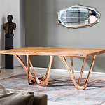 Обеденный стол прямоугольный с фигурными ножками G-table варинант исполнения - 2 | Loft Concept в Саратове