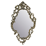 Зеркало настенное в бронзовой раме Majestic Gold Mirrors  варинант исполнения - 1 | Loft Concept в Саратове
