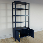 Стеллаж со стеклянными полками Elsa Dreams Blue варинант исполнения - 3 | Loft Concept в Саратове