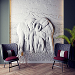 Барельеф ELEPHANTS варинант исполнения - 2 | Loft Concept в Саратове
