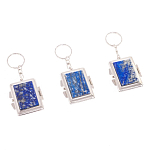 Зеркало брелок складное двухстороннее из натурального камня Лазурит Stone Mirrors варинант исполнения - 4 | Loft Concept в Саратове