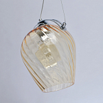 Подвесной светильник со стеклянном плафоном в форме бокала Kaleido варинант исполнения - 4 | Loft Concept в Саратове