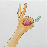 Плитка дизайнерская с рисунком Лимон варинант исполнения - 2 | Loft Concept в Саратове