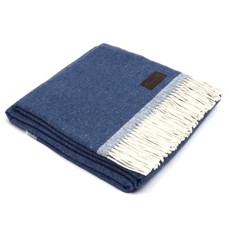 Плед SARA 4000 Marzotto Синий в Саратове | Loft Concept 