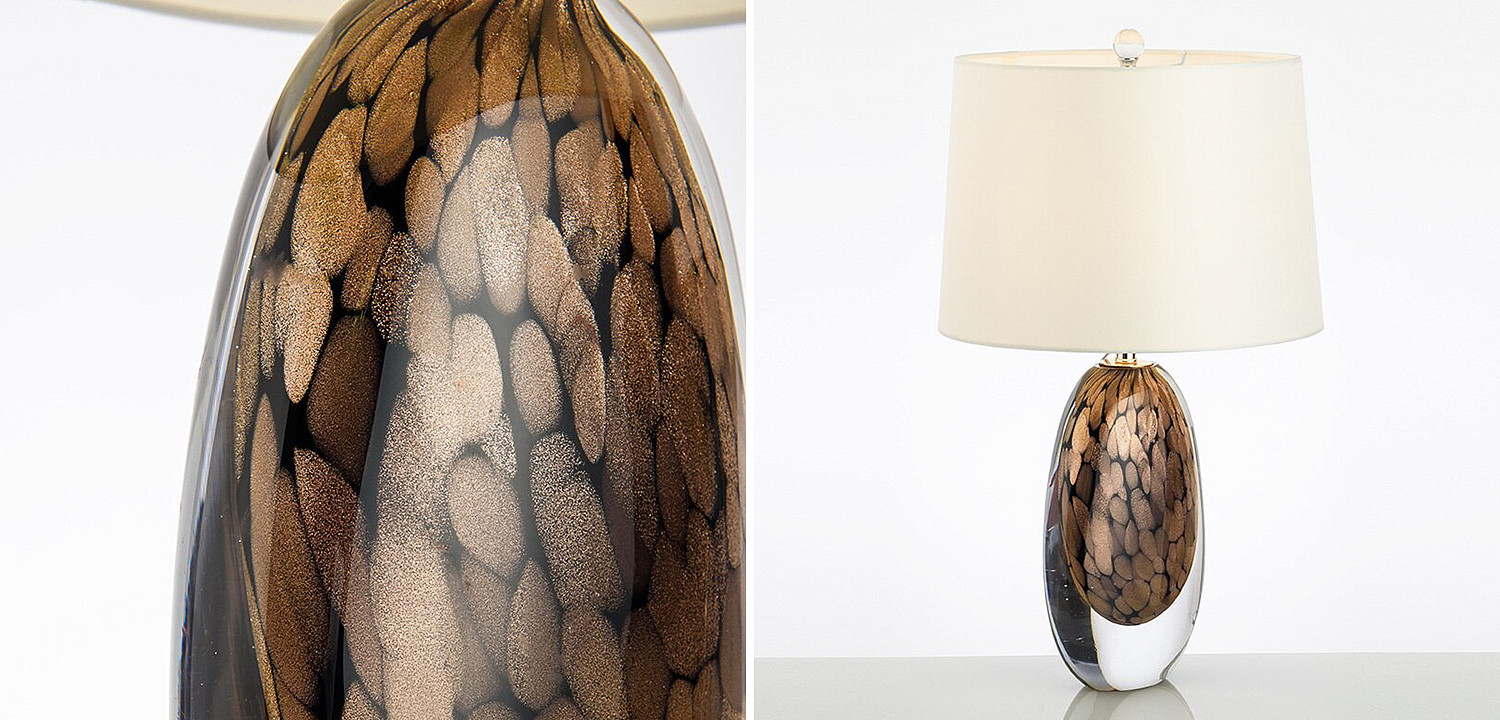 Настольная Crystal Table Lamp Brown Glass Настольная Crystal Table Lamp Brown Glass - Loft-Concept в Саратове