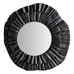 Зеркало в фактурной черной раме в современном стиле Black Maelstrom варинант исполнения - 1 | Loft Concept в Саратове