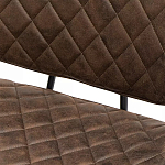 Стул с темно-коричневой обивкой из экокожи Benderson варинант исполнения - 8 | Loft Concept в Саратове