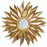 Зеркало-солнце с золотыми с лучами Rays of Peace варинант исполнения - 1 | Loft Concept в Саратове