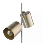 Настольная лампа золотистая на белом мраморном основании Streams of Light варинант исполнения - 4 | Loft Concept в Саратове