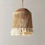 Люстра круглая плетеная с кисточками Small Solar Glow варинант исполнения - 2 | Loft Concept в Саратове