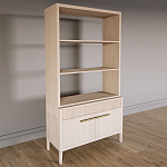 Стеллаж Primo с ящиками Светлый дуб  варинант исполнения - 2 | Loft Concept в Саратове