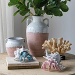 Статуэтка голубой рак с белой раковиной Marine Accessories варинант исполнения - 7 | Loft Concept в Саратове