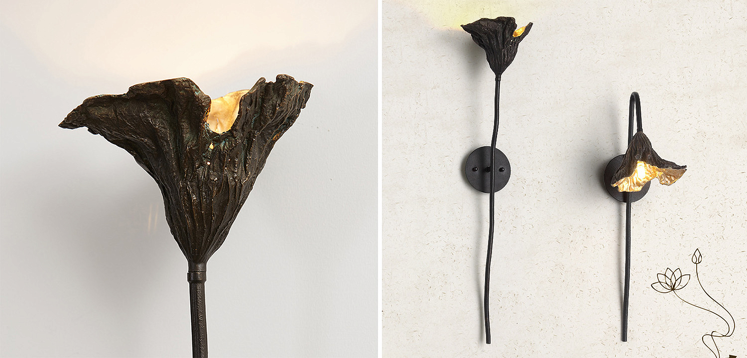 Настенный светильник Увядший Лотос Withering Lotus Lamp II Настенный светильник Увядший Лотос Withering Lotus Lamp II - Loft-Concept в Саратове