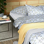 Постельное белье из сатина с рисунком 200х220 см Aurora Allure Sprout варинант исполнения - 4 | Loft Concept в Саратове