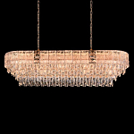Люстра овальная с каскадом из прозрачного хрусталя Constant Sparks варинант исполнения - 1 | Loft Concept в Саратове