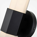 Бра для ванных комнат вертикальное с длинным белым матовым плафоном в форме шестиугольника на круглом основании Hinkley варинант исполнения - 2 | Loft Concept в Саратове