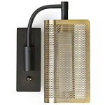 Бра с плафоном из перфорированного металла Elledge Wall Lamp варинант исполнения - 12 | Loft Concept в Саратове