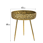 Столик дизайнерский Coth of gold варинант исполнения - 8 | Loft Concept в Саратове