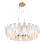 Люстра Mont Saint-Michel Золотая с Рельефным Стеклом варинант исполнения - 1 | Loft Concept в Саратове