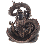 Декоративная статуэтка Дракон Фуцанлун Fuzanglong Dragon Brown Statuette варинант исполнения - 3 | Loft Concept в Саратове