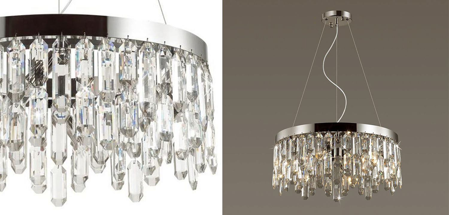 Люстра Crystal Polyhedrons Round Chrome Люстра Crystal Polyhedrons Round Chrome - Loft-Concept в Саратове