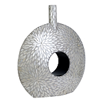 Ваза c инкрустацией Flower Grey варинант исполнения - 2 | Loft Concept в Саратове