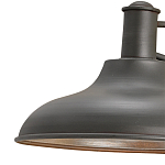 Бра настенное с куполообразным плафоном на регулируемом кронштейне Gray Horizon  варинант исполнения - 1 | Loft Concept в Саратове