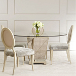 Стол обеденный круглый на зеркальном основании Spectacular Table варинант исполнения - 1 | Loft Concept в Саратове