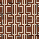 Дизайнерская плитка с узором Лабиринт варинант исполнения - 1 | Loft Concept в Саратове