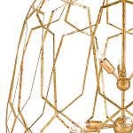 Люстра овальная с переплетенными ромбами Large Scale Artwork варинант исполнения - 1 | Loft Concept в Саратове