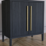 Современный Буфет Primo с 2 дверцами Черный дуб варинант исполнения - 3 | Loft Concept в Саратове