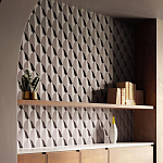 Гипсовая 3D Панель DRAGON SCALE - C варинант исполнения - 1 | Loft Concept в Саратове