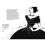 Megan Hess. Te Lttle Blk Dess варинант исполнения - 6 | Loft Concept в Саратове