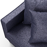 Мебельная ткань Шенилл синий цвет 138 см T4-33 варинант исполнения - 2 | Loft Concept в Саратове