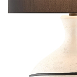 Настольная лампа фактурная с черными круговыми линиями на корпусе Recess варинант исполнения - 1 | Loft Concept в Саратове